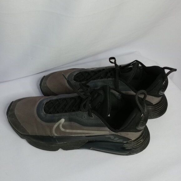 Nike air max 2090 black wolf grey clear plastic lace up athletic shoes sneakers - Picture 5 of 9